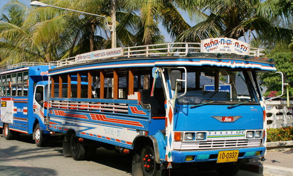 Xe bus ở Phuket