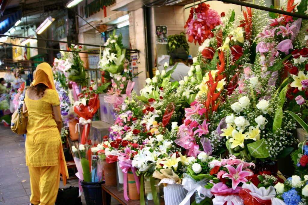 Chợ hoa Pak Khlong Talat Bangkok