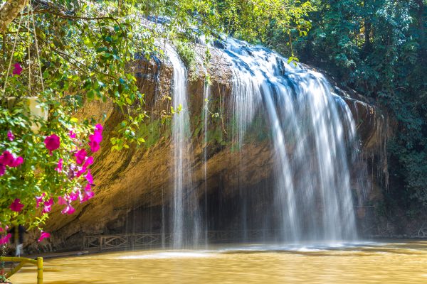Prenn Waterfall in Dalat, Vietnam in a summer day
